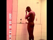 Awesome Black Guys Caught In Gym Showers