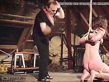 Teen Sub Yells And Cums For Her Bdsm Master