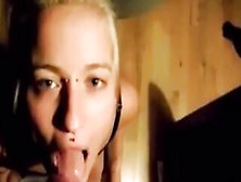 Filthy Booty Prostitute Blows Me Off And Drinks My Piss!(Preview)