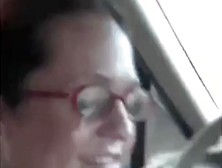 Cum On Her Glasses And Then Buy Drink With Cum On Face. Mp4