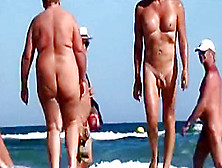 Tranny At Nude Beach With Anal Jewel Rosebud