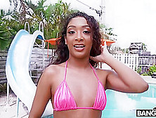 Slim,  Ebony Babe Likes To Have Casual Sex With A Random,  Handsome Man,  During A Vacation