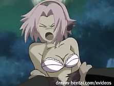 Naruto Hentai - Double Penetrated Sakura