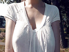 Braless Saggy Tits Candid,  Braless In Public,  Saggy Public