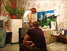 Russian Step Mom Fucks Young Guy At Home