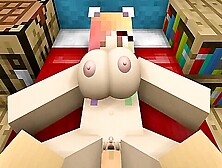 Pov Minecraft Animation Where Everything Is Square Except The Tits