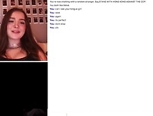 Slutty Spitty Omegle Teen On Camera