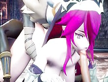 Mmd Genshin Impact Milky Hooters And Thick Rosaria Plowed And Group Sex By