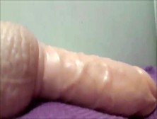 Thick Lady With Big Tits Riding Her Dildo While I