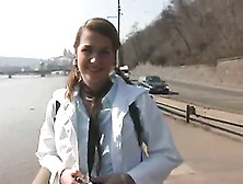 Cute Schoolgirl Gets Fucked In The Streets Of Czech Republic To