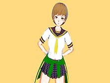 Persona 4: Chie Is Your Fuck-Buddy (3D Hentai)