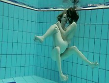 Libuse Thinks That Nastya Is Horny And Horny In The Pool