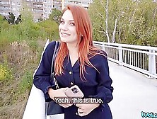 Clemence Audiard - Russian Redhead Fucked In Public