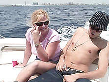 Ardent Cock-Riding Scene In A Boat With Big-Assed Cameron Keys