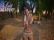 Lust Academy - Curly Dark Skank Is So Horny