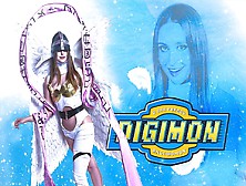 Vrcosplayx Laney Grey As Digimon Angewoman Has Insane Dick Riding Skills Vr Porn