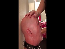 Watch As I Throat Fuck My Slave As He Gasps For Air