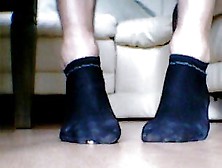 Dirty Black Ankle Socks