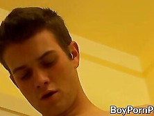 Young Guy Wanking Dick Solo In The Bathroom For A Cumshot