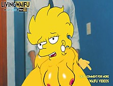 Adult Lisa Simpson President - 2D Asian Cartoon Real Anime #2 Doggystyle Enormous Animation Bum Behind Cosplay