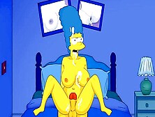 Homer Makes His Cartoon Wife Marge Scream All Night