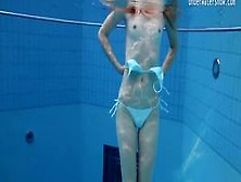 Swimming Pool Seductive Girl Clara
