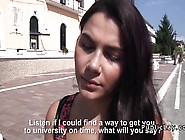 Busty Italian Student Fucked In Public Park Pov