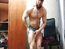 Tight Shirt,  Flexing,  Handsome Body Builder Porn