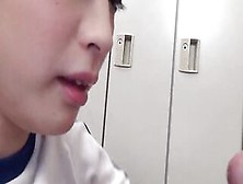 Cum Tasting Inside The Lockerroom