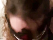 Masked Sexy Wife Mouths Wang