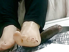 Sexy Feet And Cock Trampling | Cbt