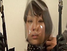 Cute Japanese Girl Does Breathplay