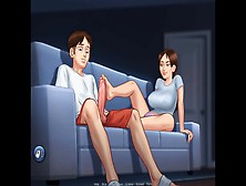 Summertime Saga: Stepsister Caught Her Stepborther Watching Porn! -Ep106