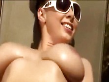 Sexy Big Tits Babe Outdoor