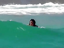 Pervert Spots Stunning Bigass Surfer Jenna J Ross On The Beach