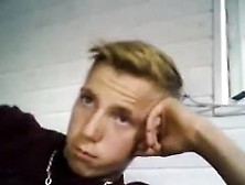 Danish Boy Is Home Alone And Player Cock On Cam.  (Boyztube)