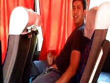 Str8 Filipino Jerk Cum In Bus Ride