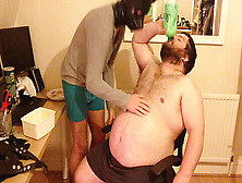 Force Feeding Gainer,  Fat Belly Worship,  Feed The Fat Pig