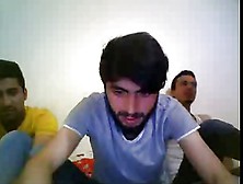 Various Straight Guys Feet On Webcam
