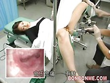 Samo's hungry pussy gets examined at a gynecological clinic 