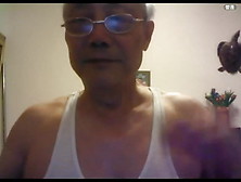 Chinese Old Man Handsome Professor