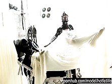 Heavy Pvc Pvc Piss Bondage - Fellatio Hand Job Fem Dom - Catheter Treatment - Part One