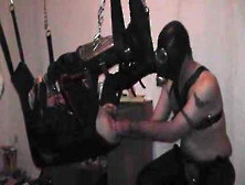 Hot Fisting Of My French Guest In Leather And Gas Masks