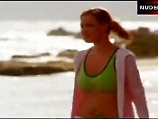 Katherine Heigl In Green Sports Bra – Wuthering Heights