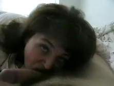 Amateur Cougar Porn Shows Me Giving My Husband A Juicy Blowjob To Make Him Feel Happy In The Morning.