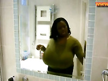 Big Black Tits In Tight Top Tease The Fuck Out Of Us