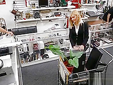 Hot Blonde Milf Pounded In Storage Room Of A Pawnshop