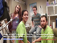 Ami Rogue's New Student Gyno Exam By Doctor In Tampa On Camera