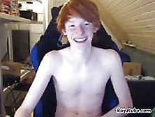 Adorable Ginger Cam Boy Strokes It Good