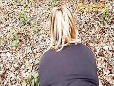 Risky Outdoors Sex & Cum Over My Gymshark Top Into Outdoors Woodland